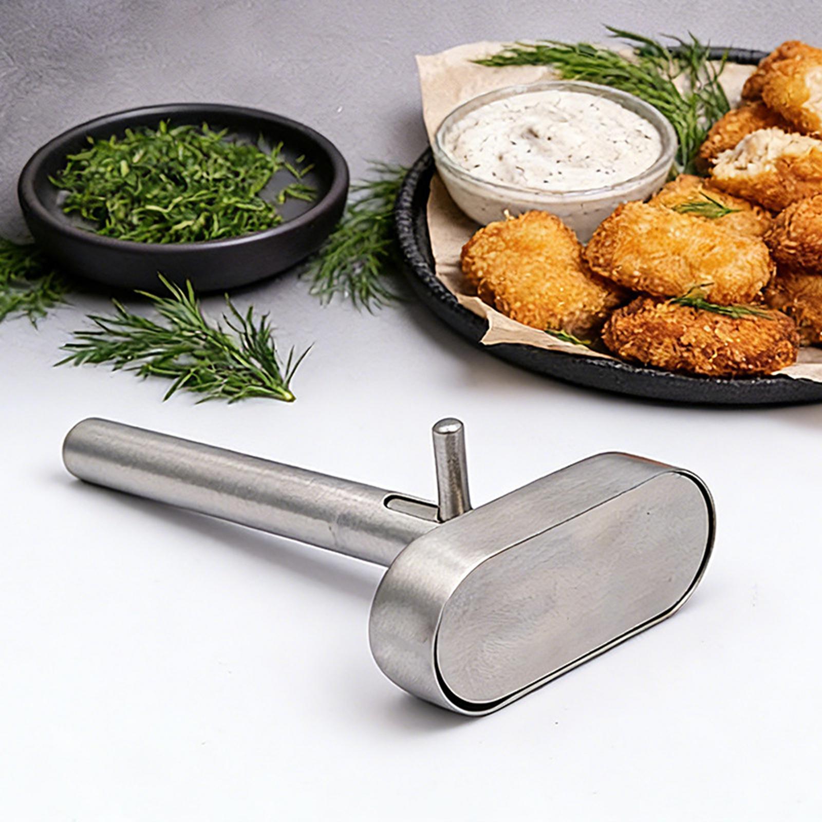 Meal Prep Quick And Easy - Professional Falafel Scoop Maker Stainless Steel