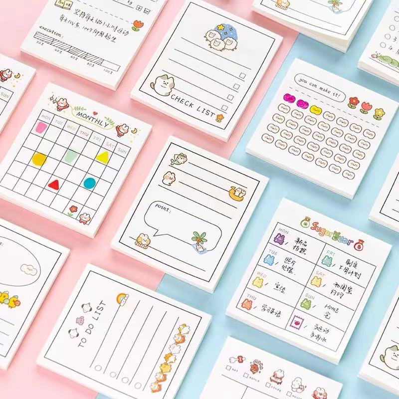 Meal Plan Notepad - kawai Office School Supplies Cute cartoon