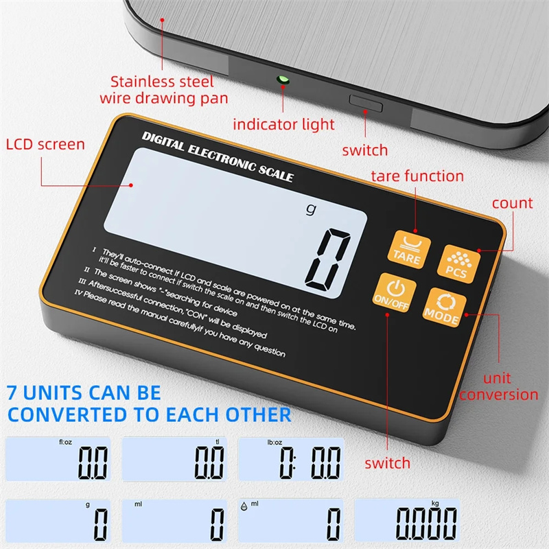 Wireless Kitchen Scale with Re - Meal Prep Chef 评论和价格