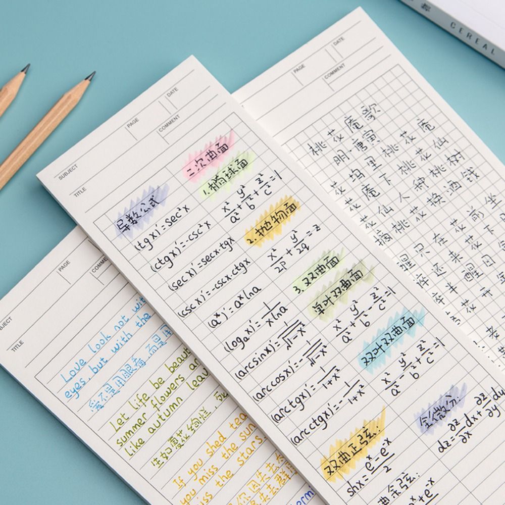 Simple Non-sticky Long Notepad - Meal Plan Notepad 评论和价格