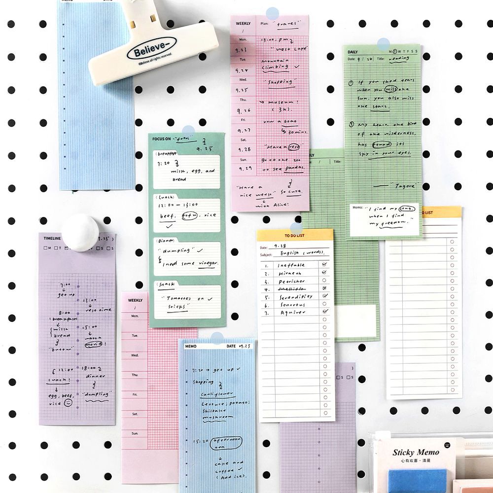 80sheets Sticky Notes, Life Pr - Meal Plan Notepad 评论和价格