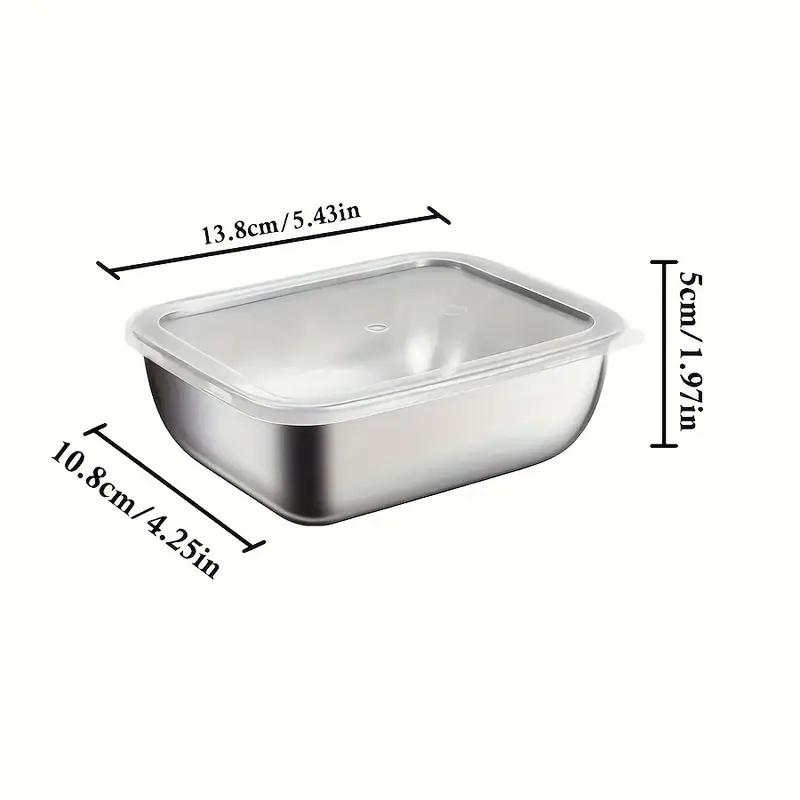 5-Piece Stainless Steel Food S - Meal Prep Chef 评论和价格
