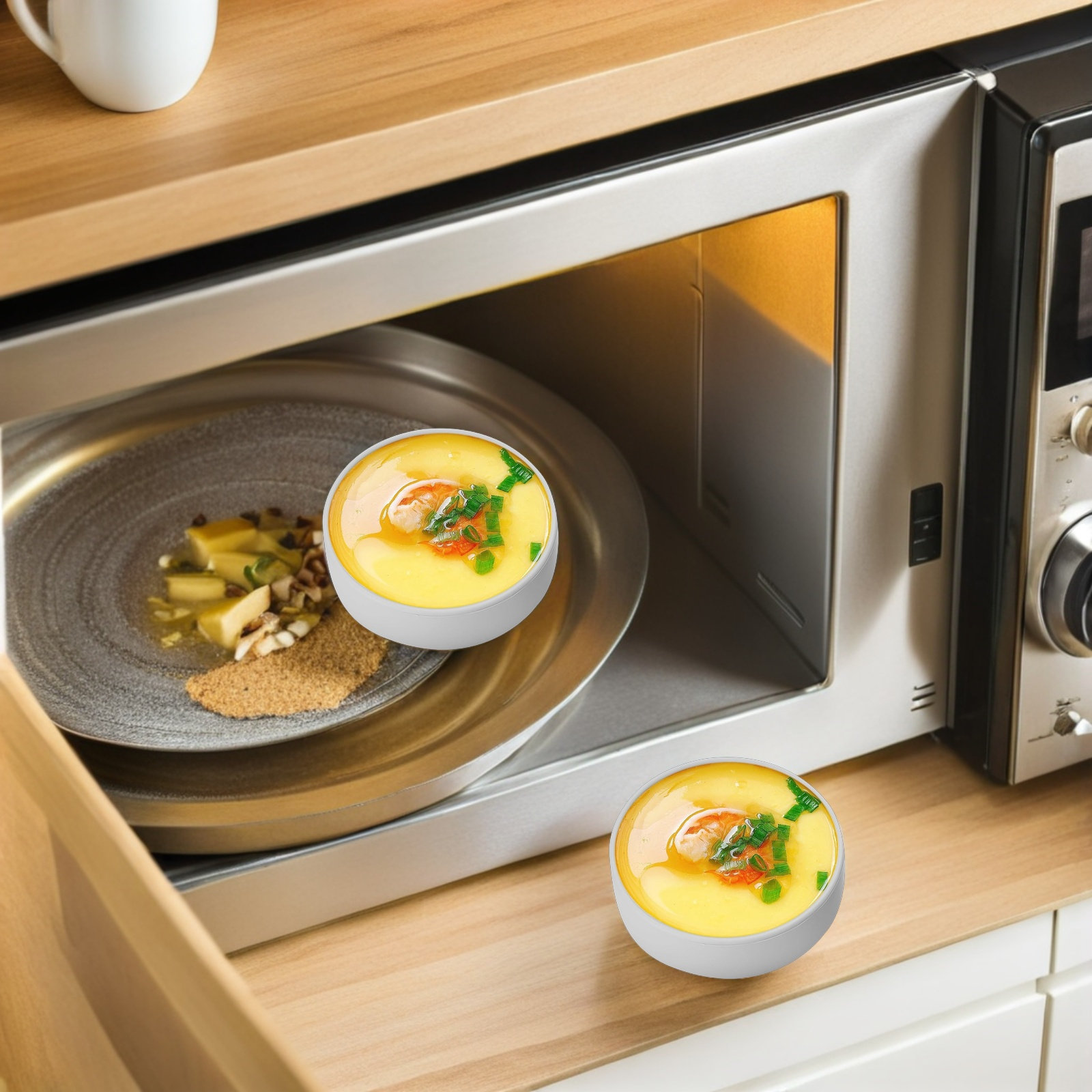 3Pcs Silicone Air Fryer Egg Mo - Meal Prep Healthy 评论和价格