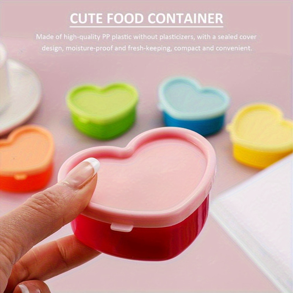 5PCS Mini Lunch Box Condiment  - Salad Container Jar 评论和价格
