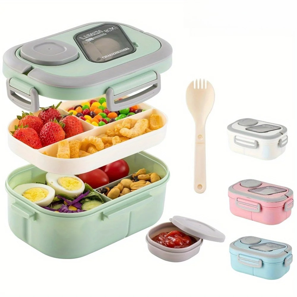 Bento Lunch Box Salad Containe - Salad Container Jar 评论和价格