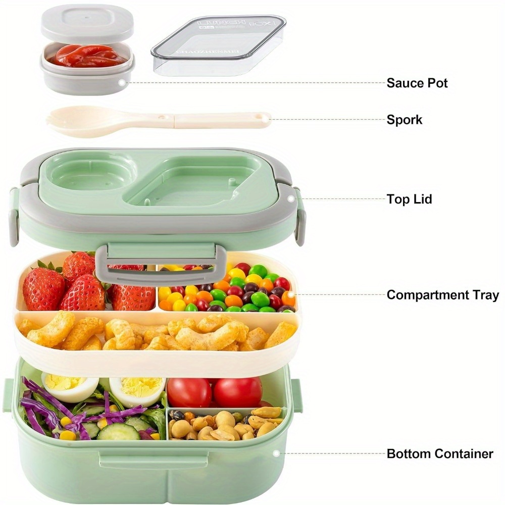 Bento Lunch Box Salad Containe - Salad Container Jar 评论和价格