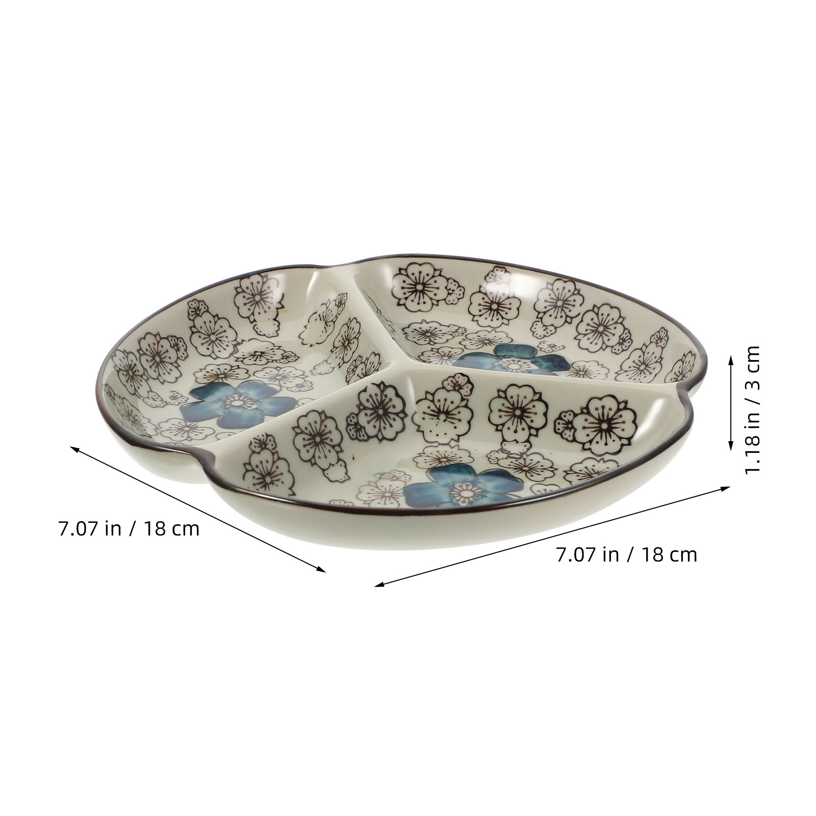 3-Divided Dinner Plate for Hea - Meal Prep Healthy 评论和价格
