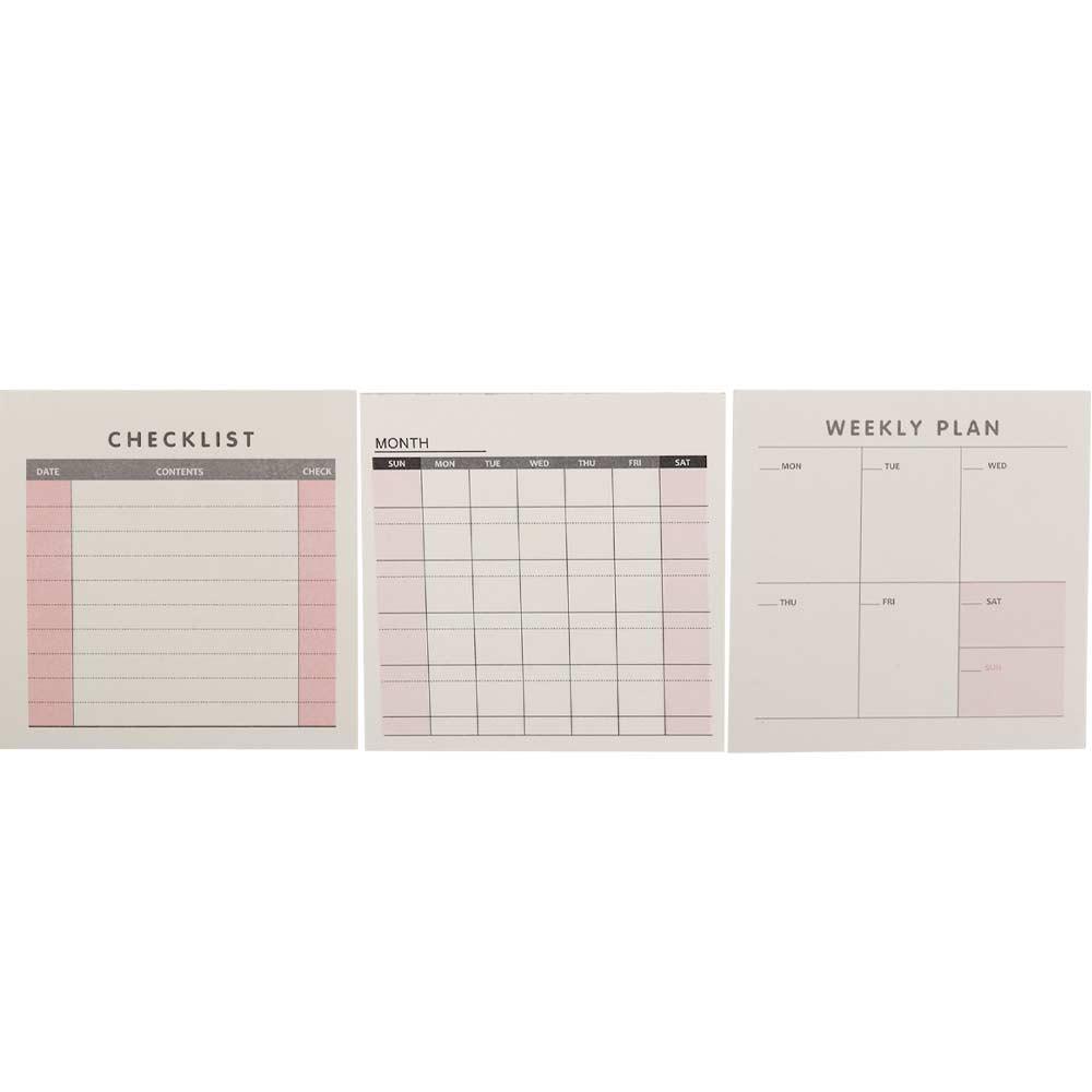 60 sheets Portable School Supp - Meal Plan Notepad 评论和价格