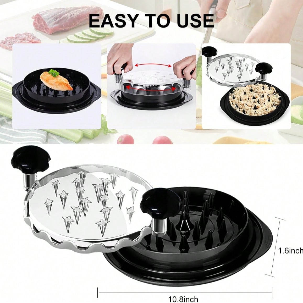 Chefy Ergonomic Manual Chicken - Meal Prep Chef 评论和价格