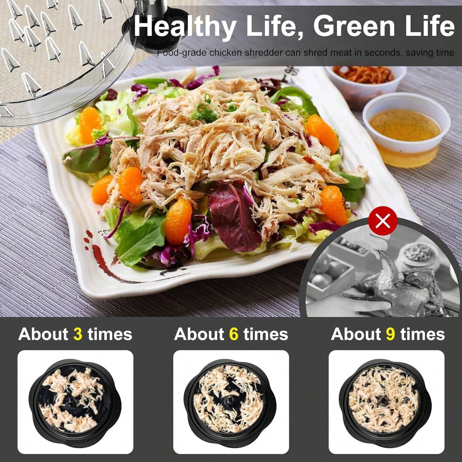 Chefy Ergonomic Manual Chicken - Meal Prep Chef 评论和价格