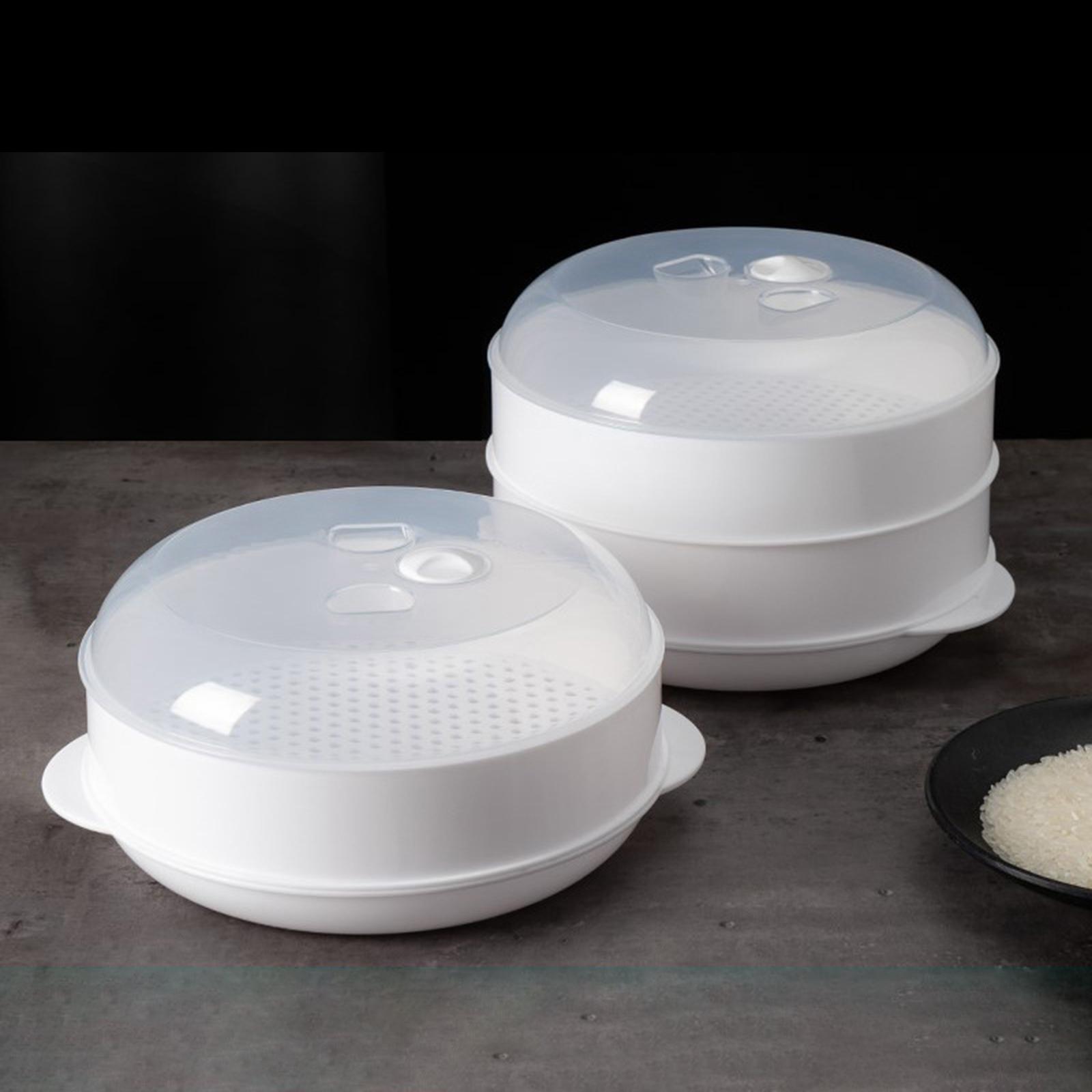 Stackable Microwave Steamer Hi - Meal Prep Healthy 评论和价格