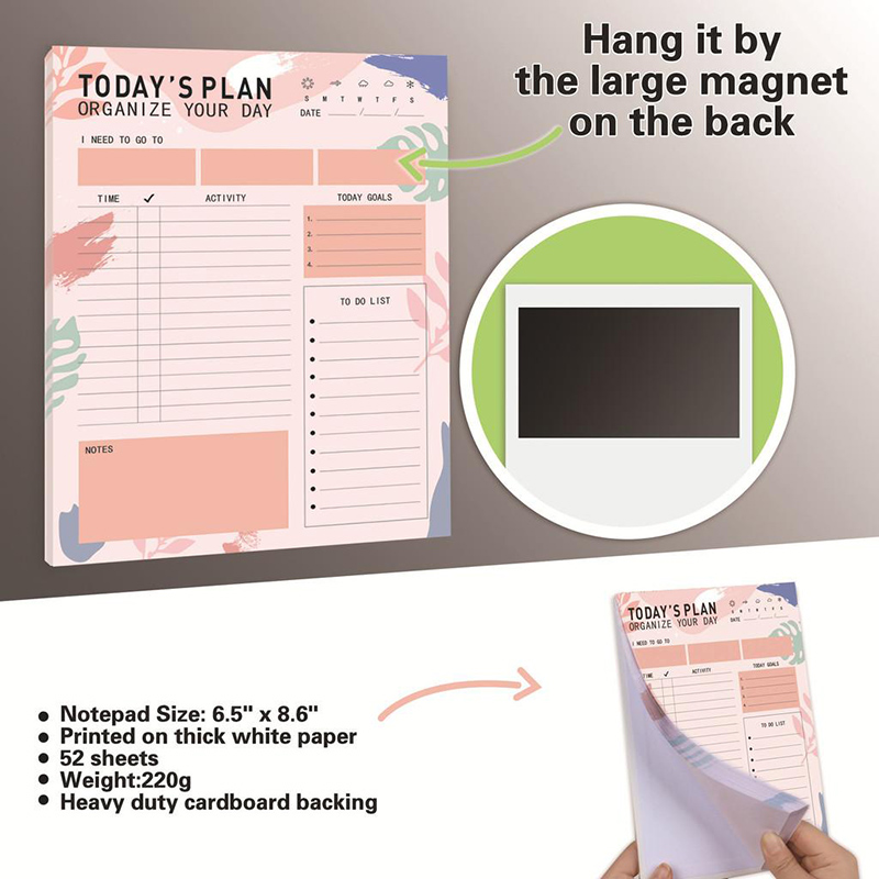 Magnetic Daily Planner Notepad - Meal Plan Notepad 评论和价格