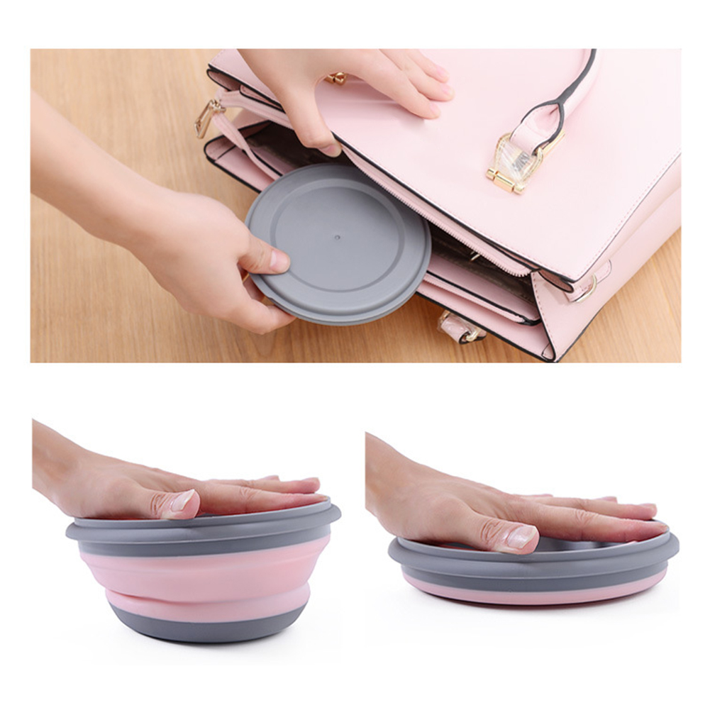 Portable Folding Lunch Box Bow - Salad Container Jar 评论和价格